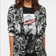 Silence  Noise One Button Blazer