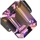 1.44 Ct Natural Ametrine Gemstone Purple Yellow Color Emerald Cut — photo 2
