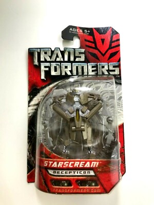 Hasbro Transformers 4in Figure Starscream Decepticon Robot to F-22 Raptor MISB