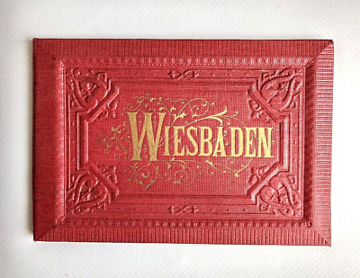 Altes Leporello Wiesbaden Kirchen Sonneberg 15 Bilder