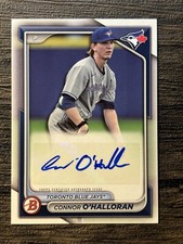 2024 Bowman Connor O'Halloran Paper Auto #PPRA-CO Toronto Blue Jays Prospect