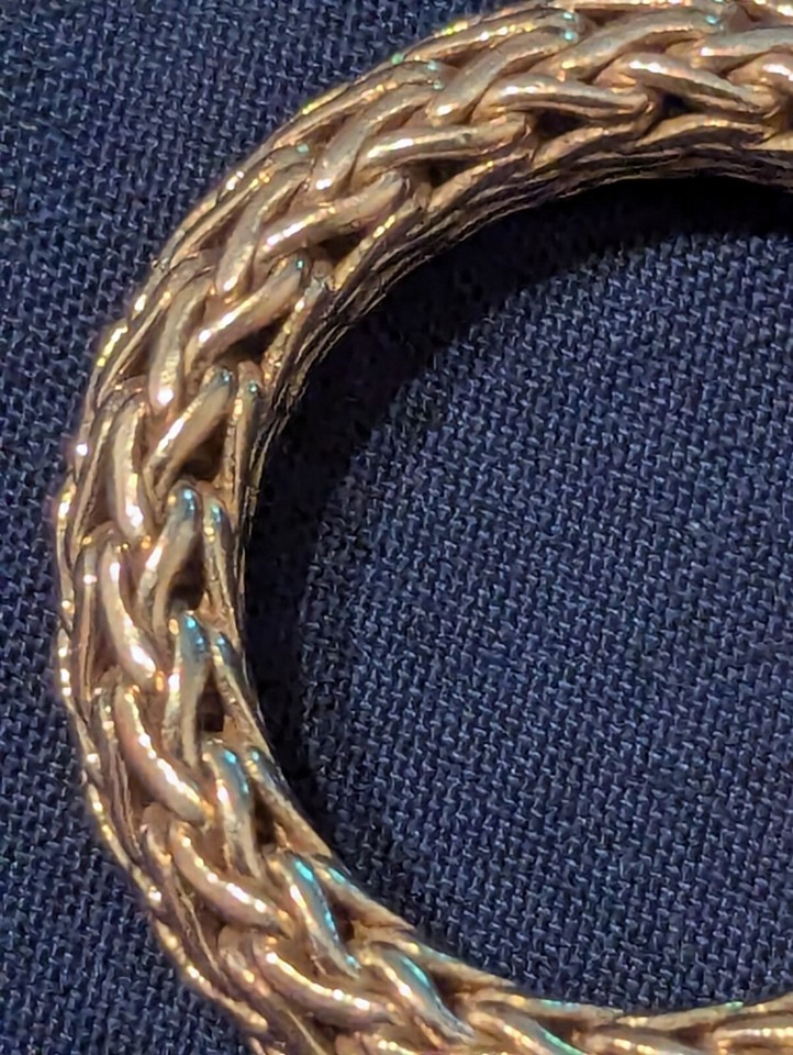 John Hardy 18k Mens Rope Chain Ring size 9 (13.8 Grams) eBay