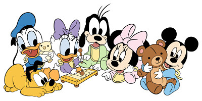 Vinyl Adhesive Disney Mickey Minnie Donald Daisy Goofy & Pluto Home Wall Sticker
