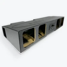 Silverado Sierra 07-18 Crew Cab Subwoofer Box Enclosure  4x8” Square Woofers