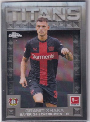 Topps Bundesliga Chrome 60 Jahre No. TI-7 Granit Xhaka Titans Refractor