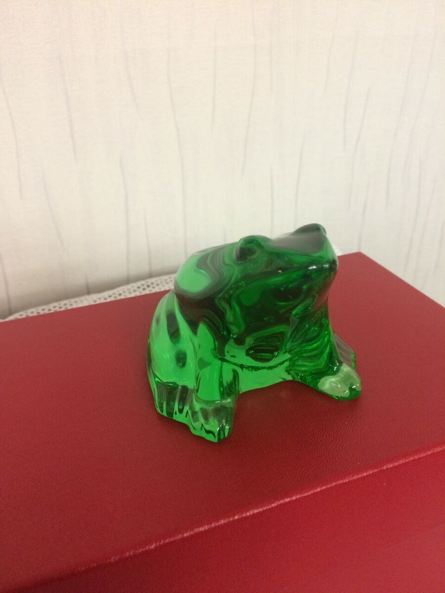 Green Frog Baccarat Crystal | eBay Green Frog Baccarat Crystal | eBay