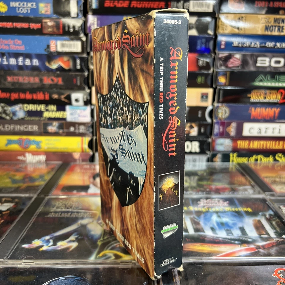 Armored Saint - A Trip Thru Red Times 1991 VHS Tested John Bush Metal Blade - Image 3 of 4