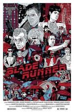 BLADE RUNNER MONDO POSTER TYLER STOUT RIDLEY SCOTT HARRISON FORD RUTGER HAUER