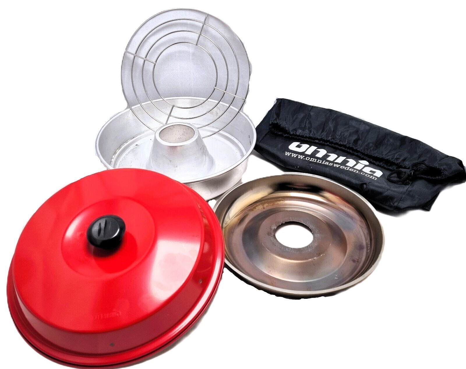 Omnia Camping Backofen für Gas Kocher Camping mit Aufbackgitter