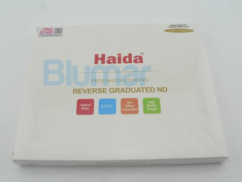 HAIDA PROII MC 150x170mm ND REVERSE Graduated Filter ND0.9 Fits LEE SW150 - Image 3 of 3