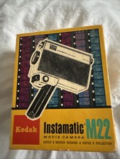 Vintage 1970 Kodak M22 Instamatic Super 8 Movie Camera w original box NOT TESTED