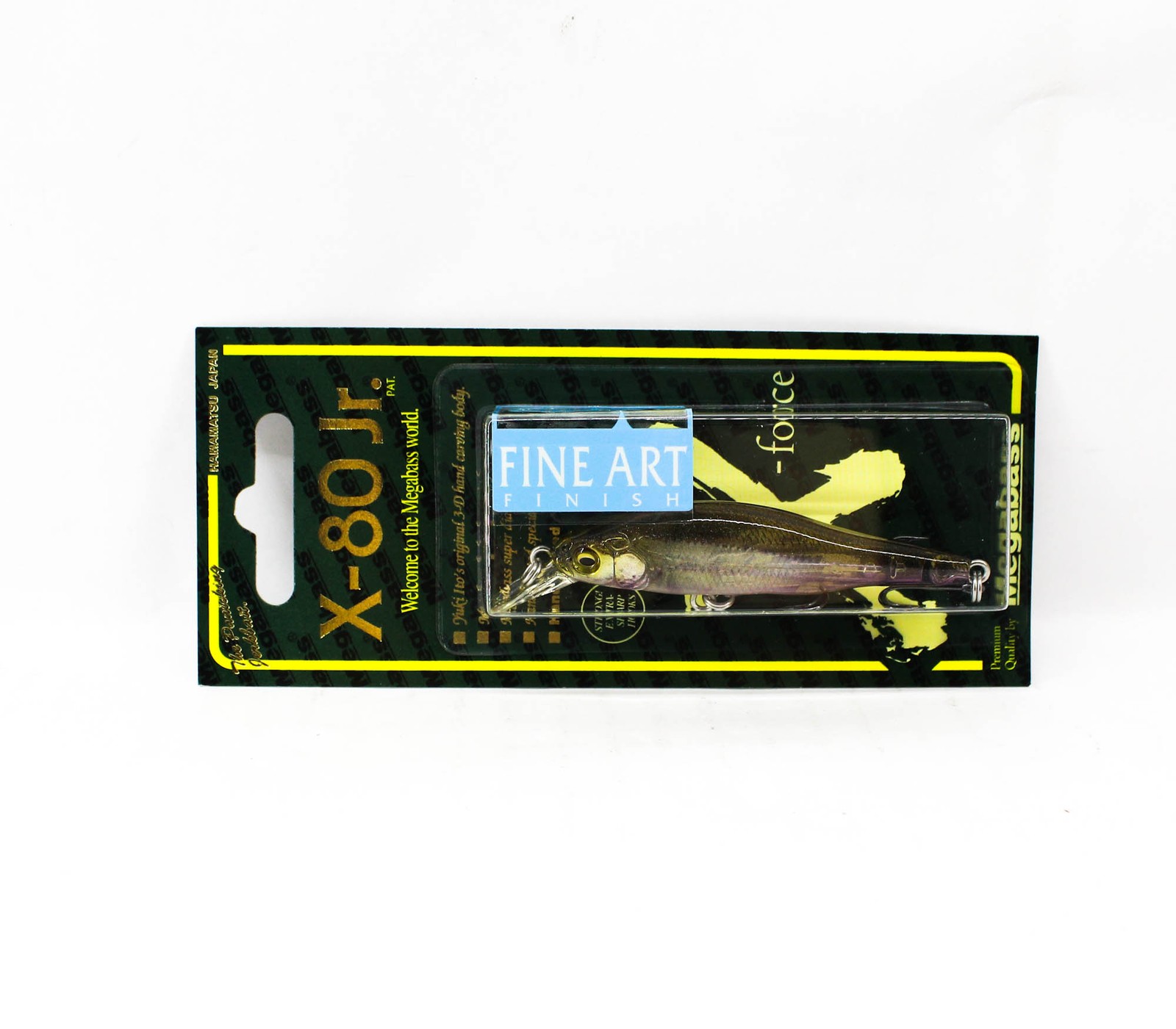 Megabass X-80 JR Suspend Minnow Lure FA Ghost Wakasagi (8596)