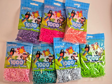Perler Fuse Beads Variety Bundle of 7 New in Package Lot - 1000 beads Each