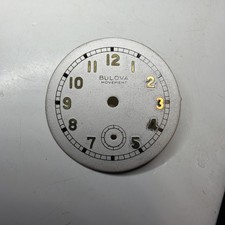 VINTAGE Bulova military watch dial part NOS