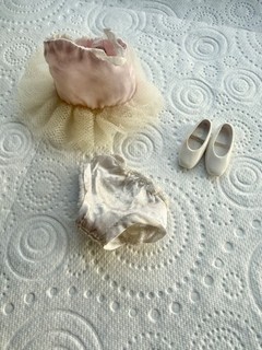 Vintage Sindy Patch Doll 1966 Ballet Tutu Bloomers and Ballet Shoes