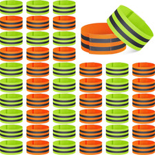 48 Pc Reflective Bands for Wrist Arm Ankle Leg