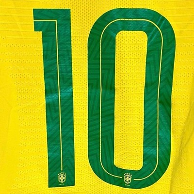 Neymar #10 Brazil 2018 World Cup Vaporknit Authentic Jersey M From