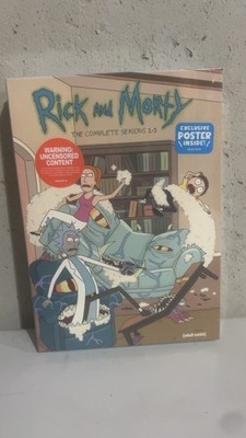 Rick and Morty: the Complete Series Seasons 1-5 DVD - Exclusive Poster Inside