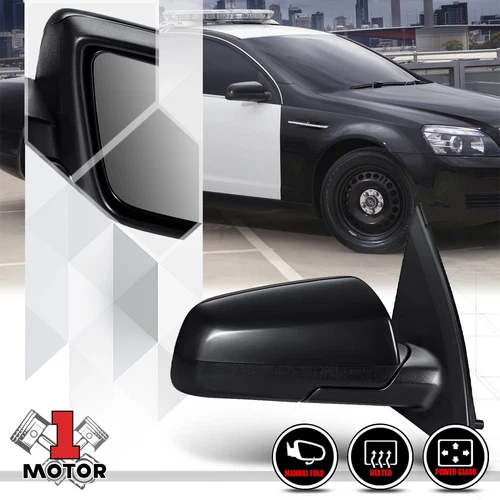 [Right] Passenger Side Power+Heated Door Mirror Glass for 11-13 Chevy Caprice