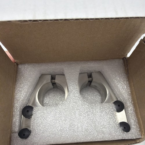 Box of 2 - Stainless Steel Sliding Glass Door Stopper