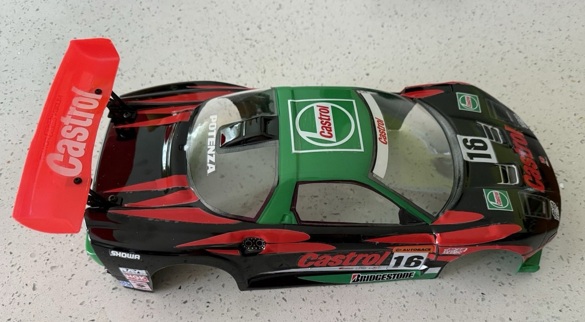 Honda NSX Castrol Mugen Honda Painted Body Tamiya M02/M04/M05/M06
