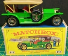 MATCHBOX Models of Yesteryear Y-9 1912 Simplex Green Vintage 1960s Boxed
