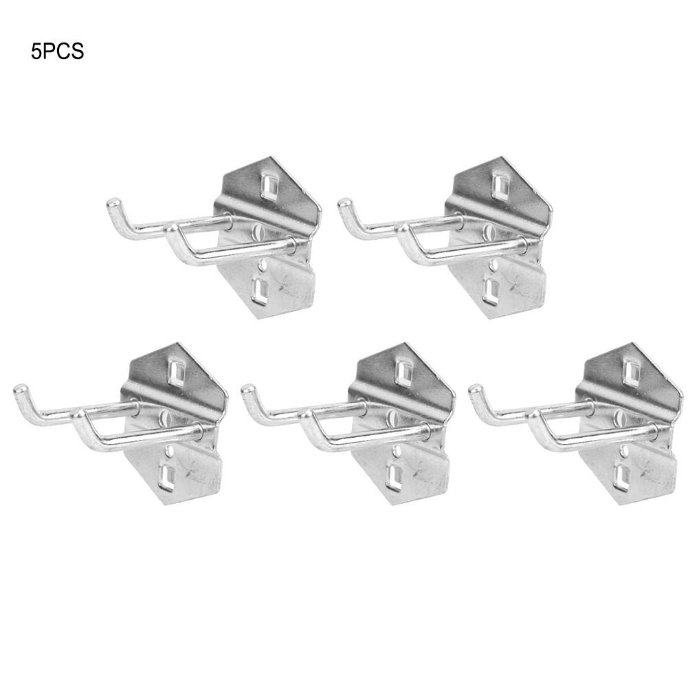 (50x￠6mm)Pegboard Hook 5PCS Hardware Tool Storage Rack Galvanized For Garage