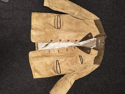 ALPHORN Herren Trachten-Lederjacke Janker Gr. 27 (untersetzt 54)   Echtes Leder