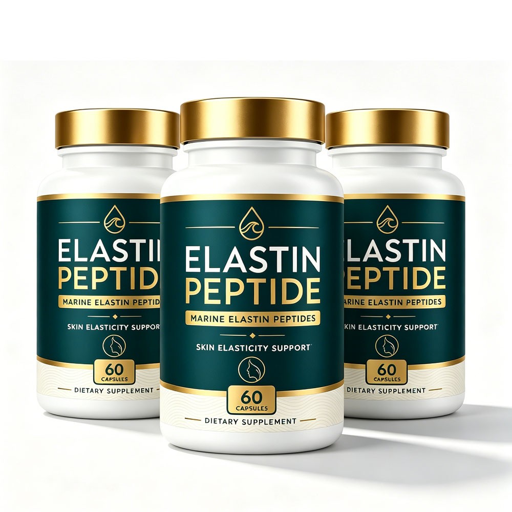 3x Elastin Peptide Integratore Rassodante Pelle, Elasticità Pelle 180 Conteggi