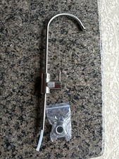 Modern High Arc Single Handle Brushed Nickel Stainless Steel Kitchen Faucet