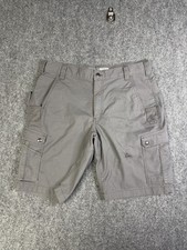 Men s Carhartt BS4727-M Gray Cargo Rip-Stop Work Shorts Size 36 Rugged Flex