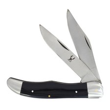 TheBoneEdge 9.5"" Practical Dual-Bladed Resin Handle Folding Pocket Knife With L