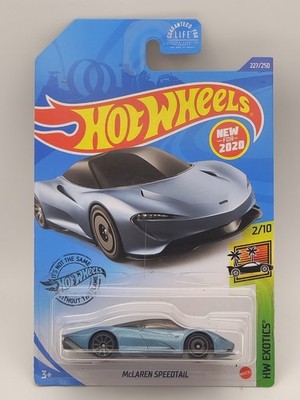 Hot Wheels 2020 Mainline - HW Exotics - McLaren Speedtail blue silver New Model