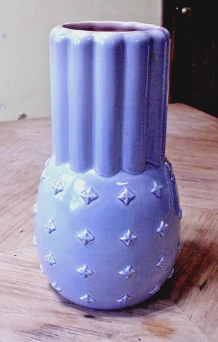 Vtg Red Wing Pottery Vase 10"(Crosses)