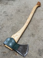 Vintage Spearwell 4lb Axe Trimming Pattern With Ash Handle 
