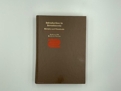 Introduction to Investments Christy & Clendenin McGraw-Hill Finance Hardcover