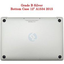 Grade B Silver Bottom Case 613-01926-A for Apple MacBook 12" A1534 2015 Retina