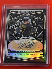 2019 Panini Obsidian Baseball Orange Rookie Auto Kevin Newman #OA-KN /50! RC