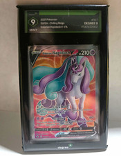 Chilling Reign Galarian Rapidash V Full Art Holo 167/198 Degree 9 on eBay