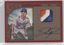 2015 Topps Gypsy Queen Relics Red 5/5 Joc Pederson #AR-JP Patch Auto 2e6