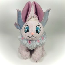 Neopets 2004 Faerie Cybunny Bunny Fairy Lavender Pink Stuffed Plush - 8"