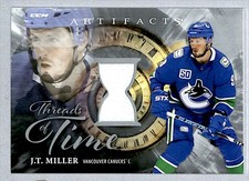 J.T. Miller 2025-26 UD Artifacts Threads of Time Jersey #TT-MI Vancouver Canucks