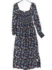RIXO Jumper Midi Dress UK14 in Multi