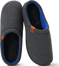 Mens Slippers with Arch Support, House Slippers for Men Indoor Outdoor
