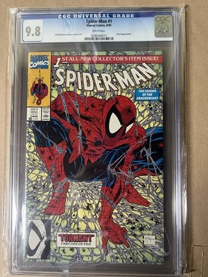 SPIDER-MAN #1 1990 CGC 9.8 White Pages Lizard Appearance McFarlane Story & Cover
