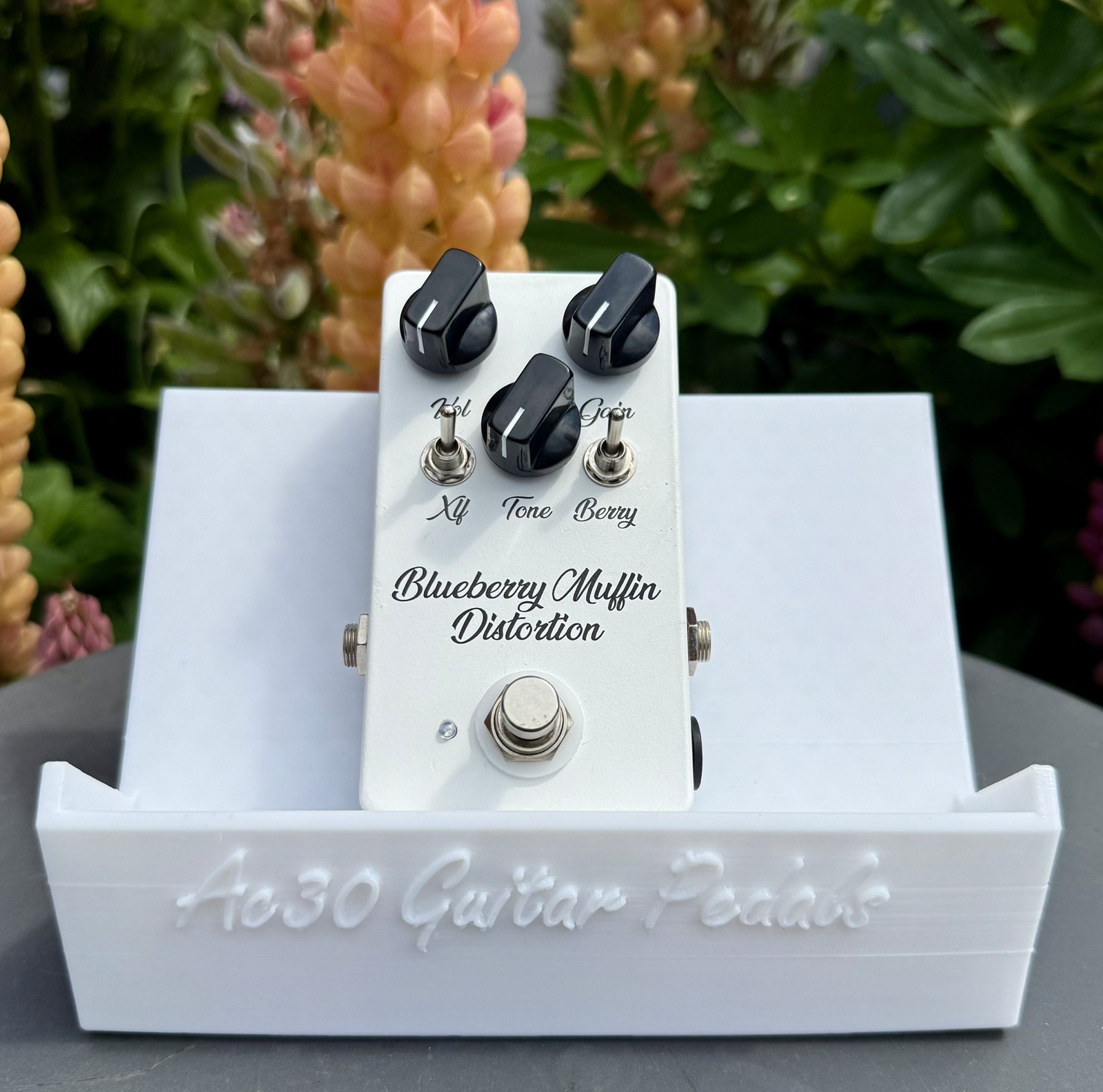 Crowther Hotcake XLF Blueberry Version Pedale per chitarra clone distorto