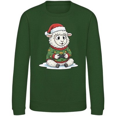Weihnachten Schaf Sweatshirt Gaming Pullover Geschenk für Jungen Mädchen