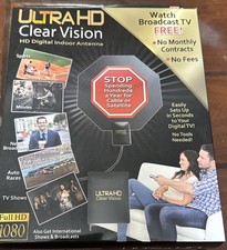 Ultra HD Clear Vision Antenna, 60 Mile Range