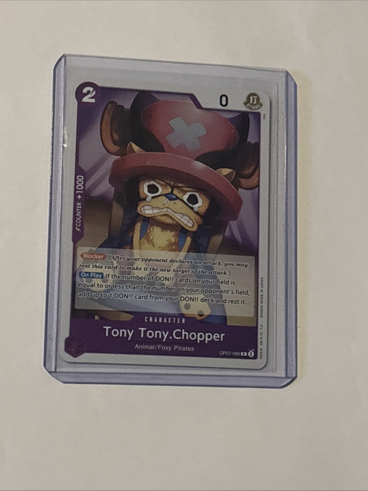 Tony Tony.Chopper (066) OP07-066 One Piece 500 Years in the Future Rare NM