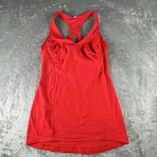 Lululemon Swiftly Top Womens 2 Red Performance Training Running